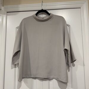 Uniqlo Light Gray Women's Blouse